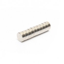 N35N35 - imán de neodimio - disco fuerte - 12 mm * 5 mm - 10 piezas