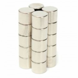 N35N35 - imán de neodimio - cilindro fuerte - 10 mm * 8 mm - 20 piezas