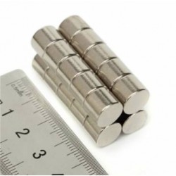 N35N35 - imán de neodimio - cilindro fuerte - 10 mm * 8 mm - 20 piezas