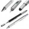 Bolígrafos & lápices?Bolígrafo multifunción 7 en 1 - regla - destornillador - nivel de burbuja - stylus de pantalla táctil