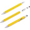 Bolígrafos & lápices?Bolígrafo multifunción 7 en 1 - regla - destornillador - nivel de burbuja - stylus de pantalla táctil