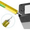 Bolígrafos & lápices?Bolígrafo multifunción 7 en 1 - regla - destornillador - nivel de burbuja - stylus de pantalla táctil