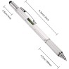 Bolígrafos & lápices?Bolígrafo multifunción 7 en 1 - regla - destornillador - nivel de burbuja - stylus de pantalla táctil