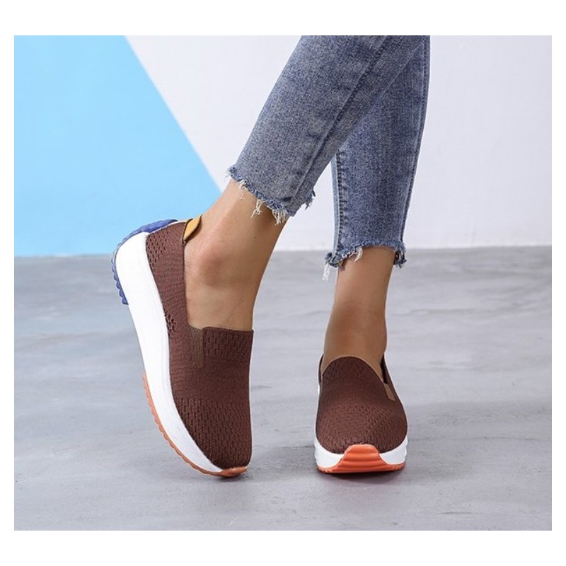ZapatosMocasines de malla sin cordones - zapatillas planas