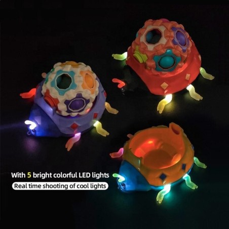 Ladybird - magic massage cube - sensory / spinning toy - LEDFidget Spinner