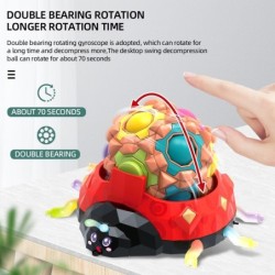 Ladybird - magic massage cube - sensory / spinning toy - LEDFidget Spinner