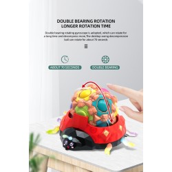 Ladybird - magic massage cube - sensory / spinning toy - LEDFidget Spinner