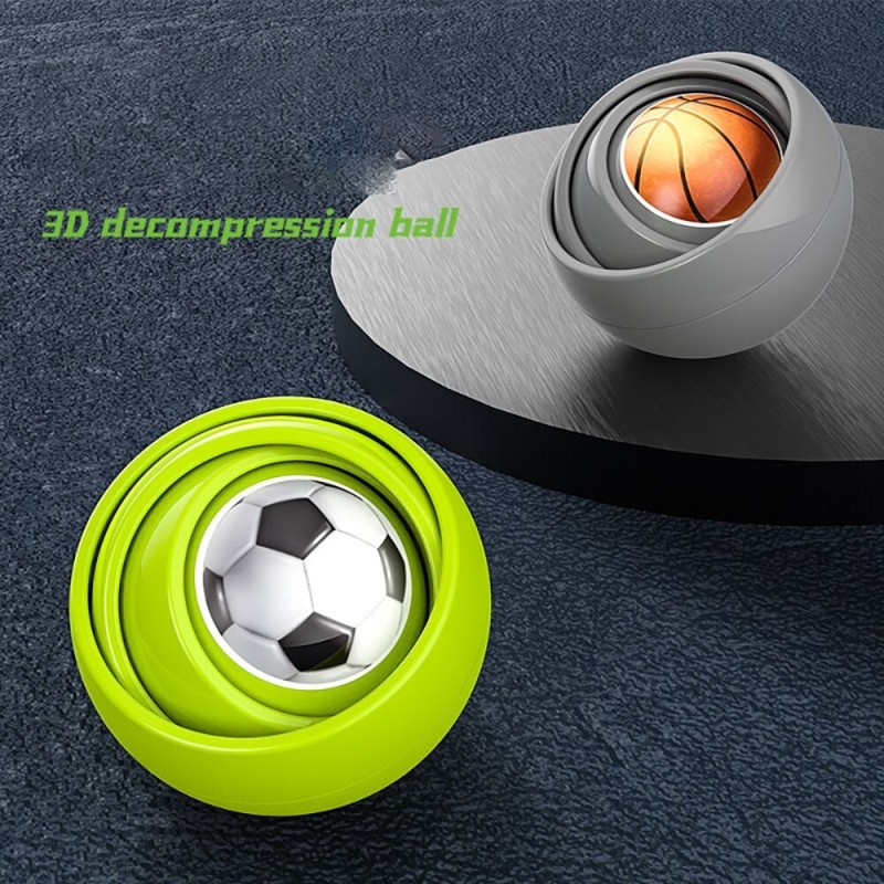 Hilandero inquietoBola de descompresión 3D - fidget spinner - juguete antiestrés