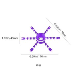 Hilandero inquietoPulpo mágico - fidget spinner - juguete antiestrés