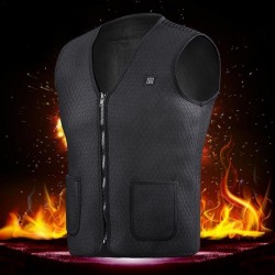 ChaquetasChaleco calefactor infrarrojo USB - chaqueta térmica eléctrica