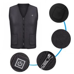 ChaquetasChaleco calefactor infrarrojo USB - chaqueta térmica eléctrica