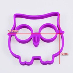 Moldeadores de huevosMolde de huevo de silicona - forma de búho