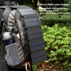 Paneles solaresCargador de teléfono solar plegable - USB - 10W - 4/5 paneles solares