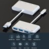 HubHUB de 4 puertos - tipo C / USB - divisor - adaptador OTG - USB 3.0