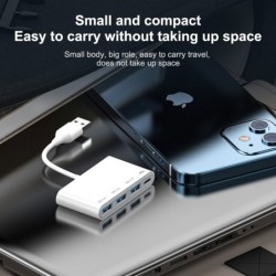 HubHUB de 4 puertos - tipo C / USB - divisor - adaptador OTG - USB 3.0