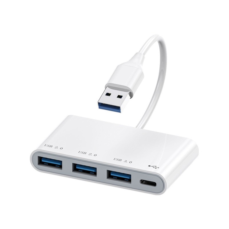HubHUB de 4 puertos - tipo C / USB - divisor - adaptador OTG - USB 3.0