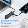 HubHUB 5 en 1 - USB 3.0 - tipo C - TF - SD - adaptador - divisor