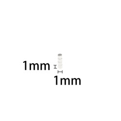 N35N35 - imán de neodimio - disco fuerte - 1 mm * 1 mm