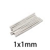 N35N35 - imán de neodimio - disco fuerte - 1 mm * 1 mm