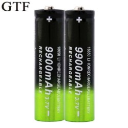BateríasGTF - 18650 - 3.7V - 9900mAh - Batería Li-on - recargable