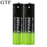 BateríasGTF - 18650 - 3.7V - 9900mAh - Batería Li-on - recargable