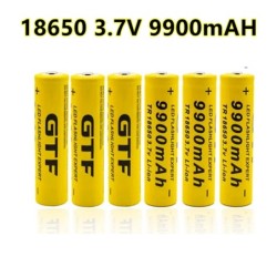 Baterías3.7V - 9900mah - 18650 - Batería de iones de litio - recargable