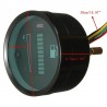Partes interiores10 LED 12V - sensor de nivel de combustible de calibre de motocicleta / coche - aleación de aluminio