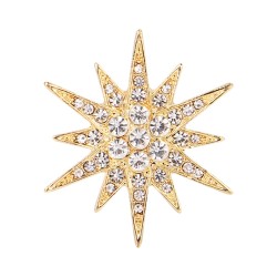 Crystal star broochBrooches