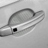 PegatinasAdhesivo de vinilo de fibra de carbono - protección de la manija de la puerta del automóvil - 10 * 9 cm - 4 piezas