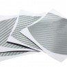 PegatinasAdhesivo de vinilo de fibra de carbono - protección de la manija de la puerta del automóvil - 10 * 9 cm - 4 piezas