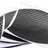PegatinasAdhesivo de vinilo de fibra de carbono - protección de la manija de la puerta del automóvil - 10 * 9 cm - 4 piezas