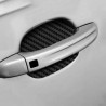 PegatinasAdhesivo de vinilo de fibra de carbono - protección de la manija de la puerta del automóvil - 10 * 9 cm - 4 piezas