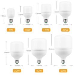 LED bulb - energy saving - E27 - 220V - 5W - 50WE27