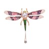 BrochesLibélula de cristal con perla - broche