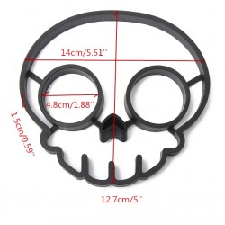 Moldeadores de huevosMolde de huevos de silicona - forma de calavera