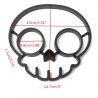 Moldeadores de huevosMolde de huevos de silicona - forma de calavera