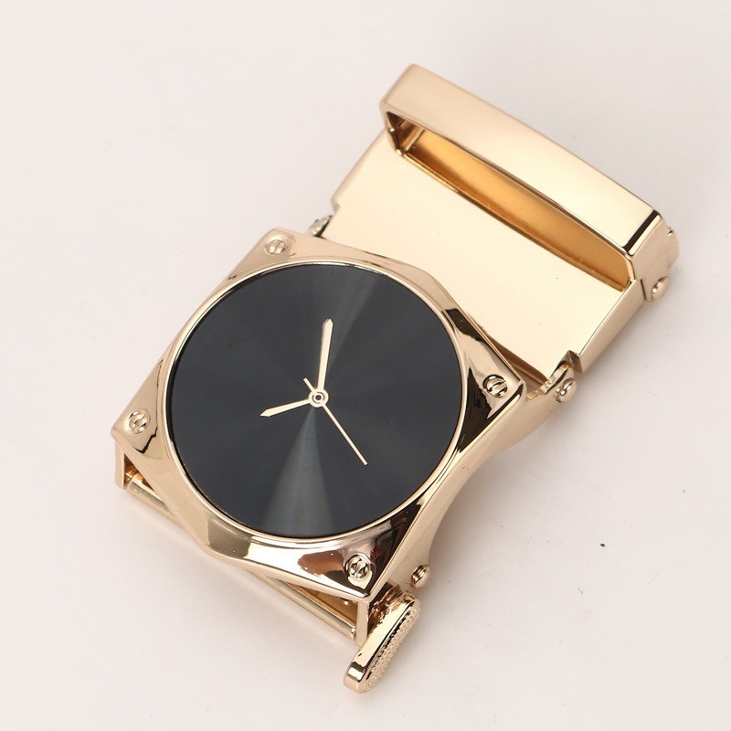 CinturónHebilla de cinturón automática con reloj - DIY