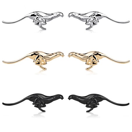 PegatinasLeopardo de metal - emblema - pegatina para coche