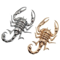 PegatinasEscorpión de metal - emblema - pegatina para coche