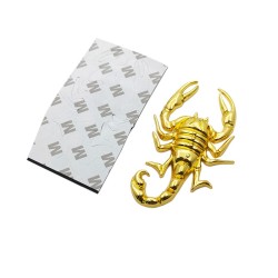 PegatinasEscorpión de metal - emblema - pegatina para coche