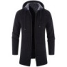 ChaquetasElegante suéter cálido - suéter largo con capucha