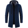 ChaquetasElegante suéter cálido - suéter largo con capucha