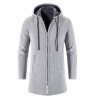 ChaquetasElegante suéter cálido - suéter largo con capucha