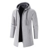 ChaquetasElegante suéter cálido - suéter largo con capucha