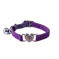 Collares & correasCollar para perros/gatos - ajustable - con corazón de cristal / campana