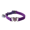 Collares & correasCollar para perros/gatos - ajustable - con corazón de cristal / campana