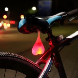 LucesLuz trasera de bicicleta - LED - resistente al agua - en forma de corazón