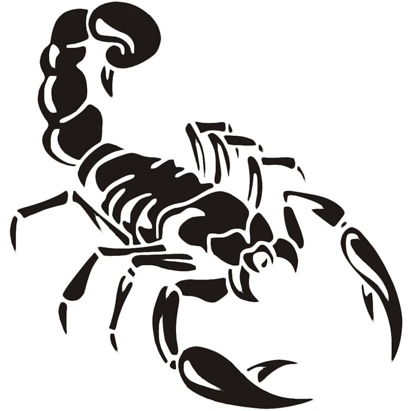 PegatinasEscorpión 3D - pegatina para coche
