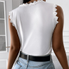 Blusas y camisasCamiseta encaje elegante - sin mangas