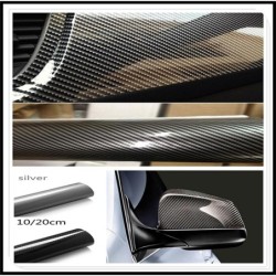 EstiloPelícula de vinilo de fibra de carbono - alto brillo - adhesivo para automóvil / motocicleta